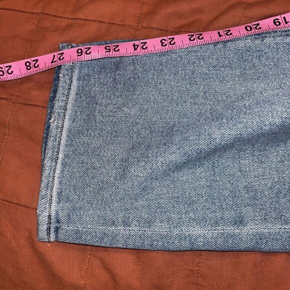 American Eagle Womens Stretch Denim Jeans Light Wash Size 14 - Picture 8 of 9